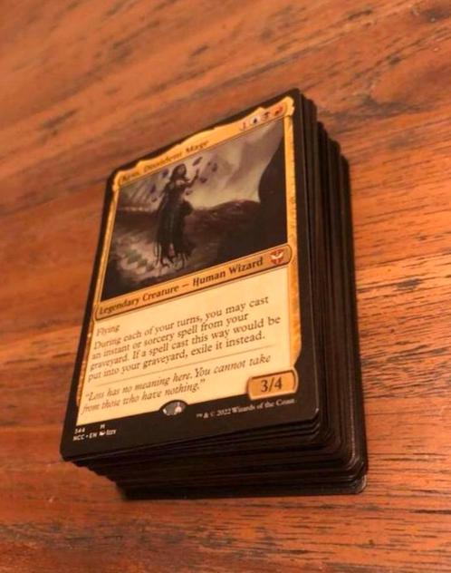 Magic the gathering deck black red, Hobby en Vrije tijd, Verzamelkaartspellen | Magic the Gathering, Zo goed als nieuw, Speeldeck