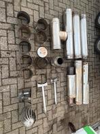 Dubbelwandig inox kachelpijp set, Huis en Inrichting, Kachels, Ophalen, Gebruikt, Overige brandstoffen, Vrijstaand