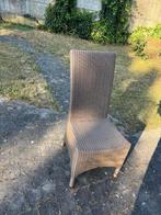 6 eettafelstoelen/tuinstoelen (set van 6) van riet, Huis en Inrichting, Stoelen, Ophalen, Zo goed als nieuw
