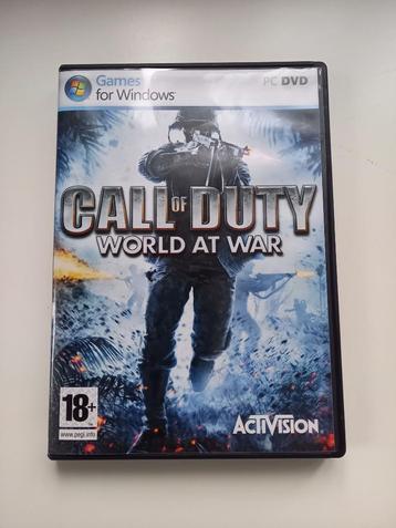 jeu pc call of Duty ( world at war ) état neuf beschikbaar voor biedingen