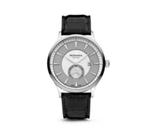 Rodania Rhone Black Horloge, Handtassen en Accessoires, Overige merken, Staal, Staal, Polshorloge