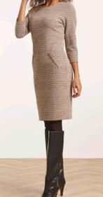 Winter kleedje, Beige, Nieuw, Ophalen of Verzenden, Knielengte