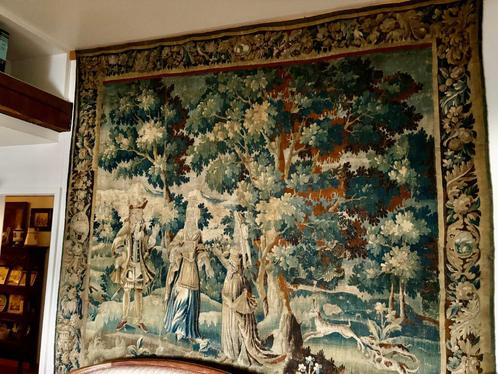 tapisserie flamande wandtapijt OUDENAARDE 1700 Gobelin, Antiek en Kunst, Kunst | Schilderijen | Klassiek, Ophalen