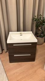 Meuble de salle de bain moderne avec lavabo – bon état, Enlèvement, Comme neuf