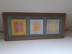Houten wanddecoratie, Huis en Inrichting, Woonaccessoires | Wanddecoraties, Ophalen, Zo goed als nieuw