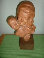 Figurine en terre cuite mère/enfant Paul Sersté, Enlèvement ou Envoi