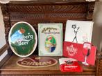 Lot Plaques plus miroirs, Collections, Marques de bière, Enlèvement, Comme neuf