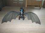 A - Figurine DRAGONS KROKMOU noir (30 x 25 x 12 cm) original, Ophalen of Verzenden, Zo goed als nieuw
