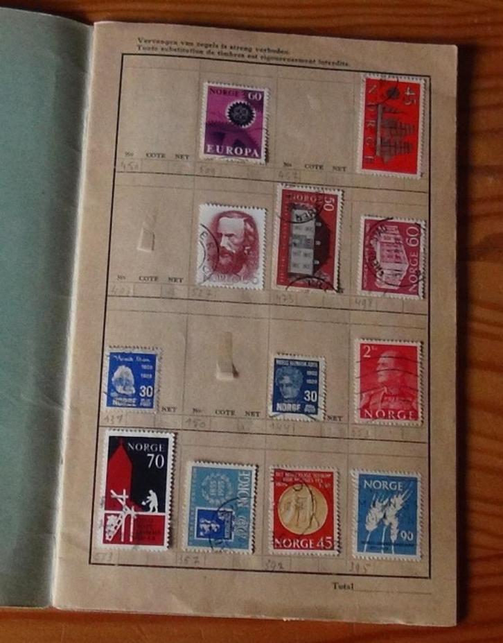 Scandinavische zegels in ruilboekje, Postzegels en Munten, Postzegels | Europa | Scandinavië, Gestempeld, Ophalen of Verzenden