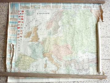 Ancienne carte Europe 1908