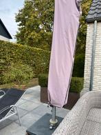 Zweefparasol grijs, Tuin en Terras, Parasols, Ophalen, Gebruikt, Zweefparasol, 3 tot 4 meter