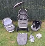 Poussette trio pegperego, Kinderen en Baby's, Kinderwagens en Combinaties, Ophalen, Gebruikt, Combiwagen, Overige merken