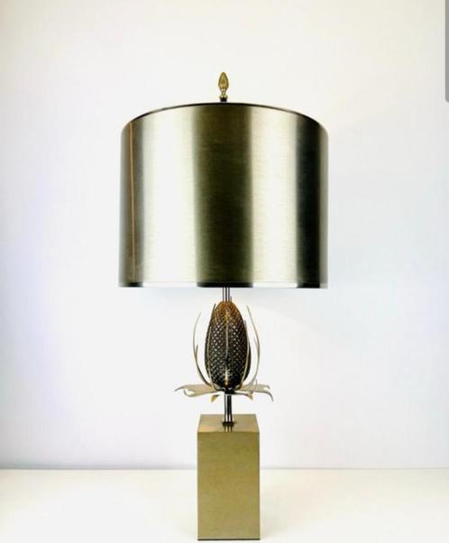 ✔️Maison Charles Lampe Chardon "Christiane Charles" Signée, Maison & Meubles, Lampes | Lampes de table, Comme neuf, 75 cm ou plus