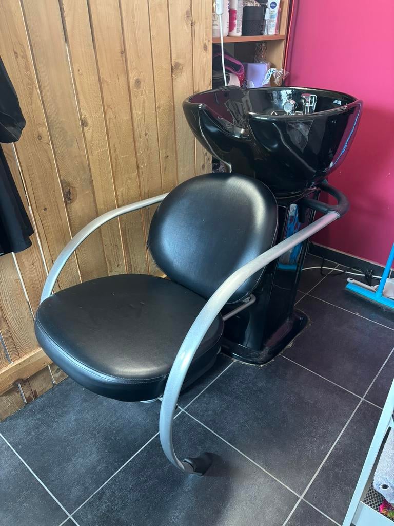 Bac à shampooing + fauteuil et colonne miroir, Enlèvement