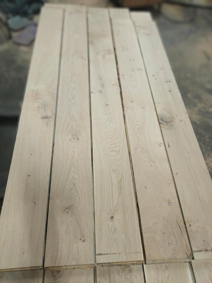 Massief eiken planken, Bricolage & Construction, Bois & Planches, Chêne, Enlèvement