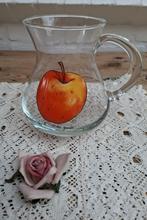 Jet Appel glazen sapkan / schenkkan, -, Comme neuf, Verre, Autres types