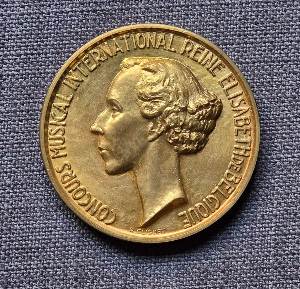 Concours de médailles Reine Elisabeth R.Cliquet 1951, Enlèvement ou Envoi, Bronze