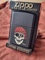 Briquet mat Zippo Pirate Skull, Envoi, Comme neuf, Briquet