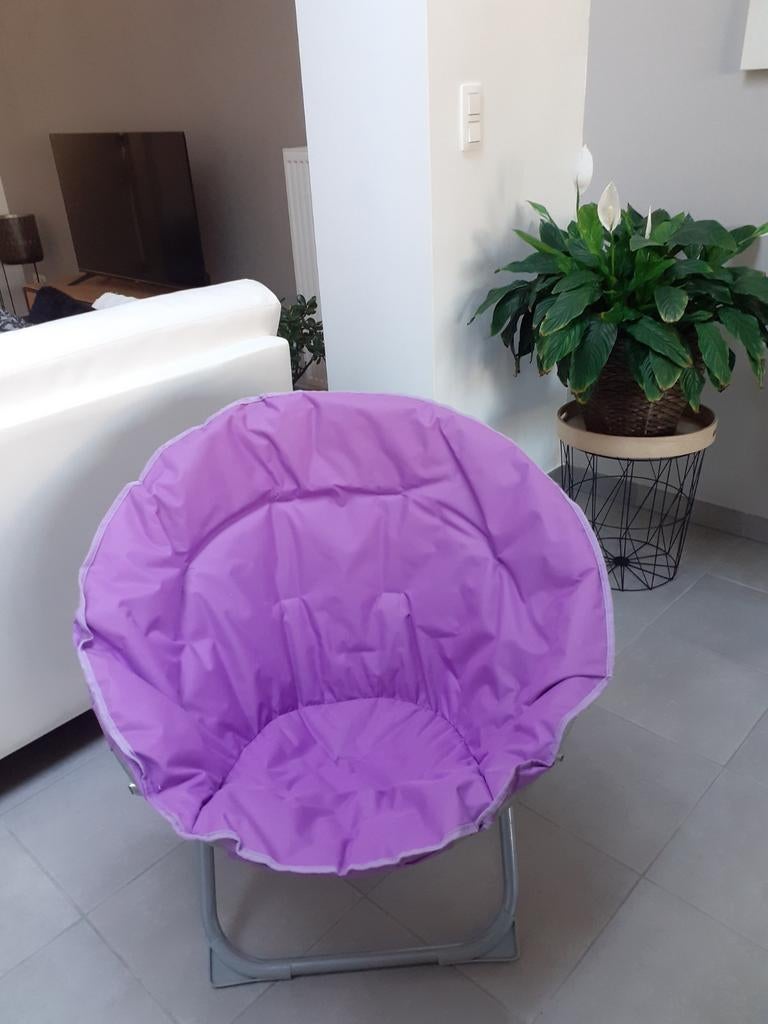 Opvouwbare  klapstoel (schotelstoel).