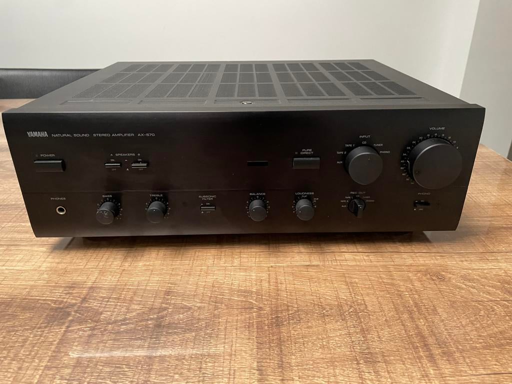 Yamaha AX-570 - Versterker ., TV, Hi-fi & Vidéo, Amplificateurs & Ampli-syntoniseurs, Enlèvement ou Envoi, Yamaha, 120 watts ou plus