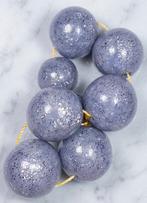 lot kralen 8 speciale paarse glitter 9-12 mm, Hobby en Vrije tijd, Ophalen of Verzenden, Nieuw, Kraal