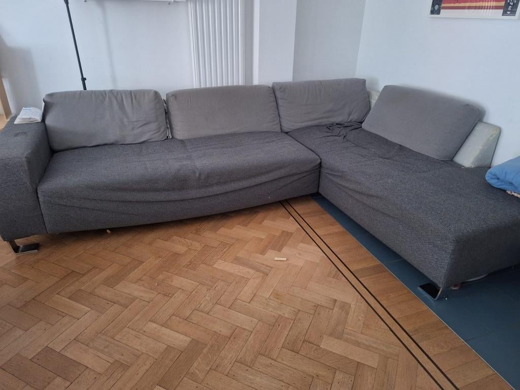 Canapé d'angle, Maison & Meubles, Enlèvement, Cuir