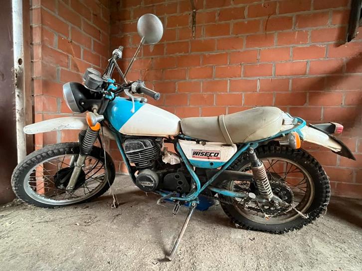 Suzuki TS400: project/restauratie – met Belgische papieren, Motos, Motos | Suzuki, Particulier, Enduro, 1 cylindre, Enlèvement