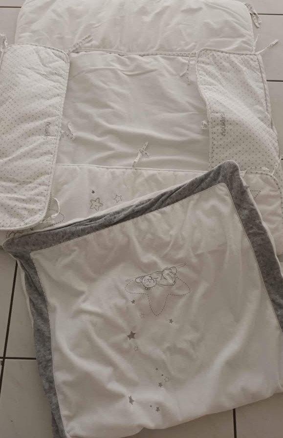 Park legger met omranding Noukie's en bijpassend deken, Kinderen en Baby's, Babyparken, Gebruikt, Ophalen