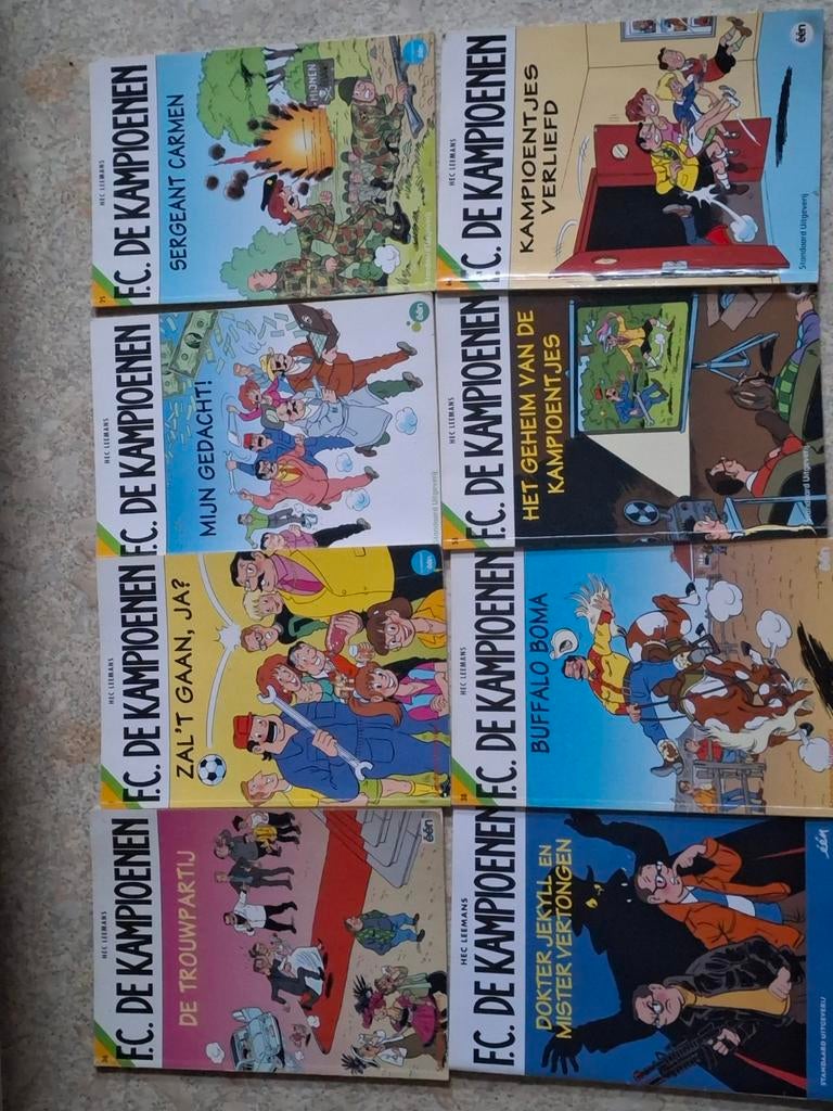 8 fc de kampioenen strips, Ophalen of Verzenden