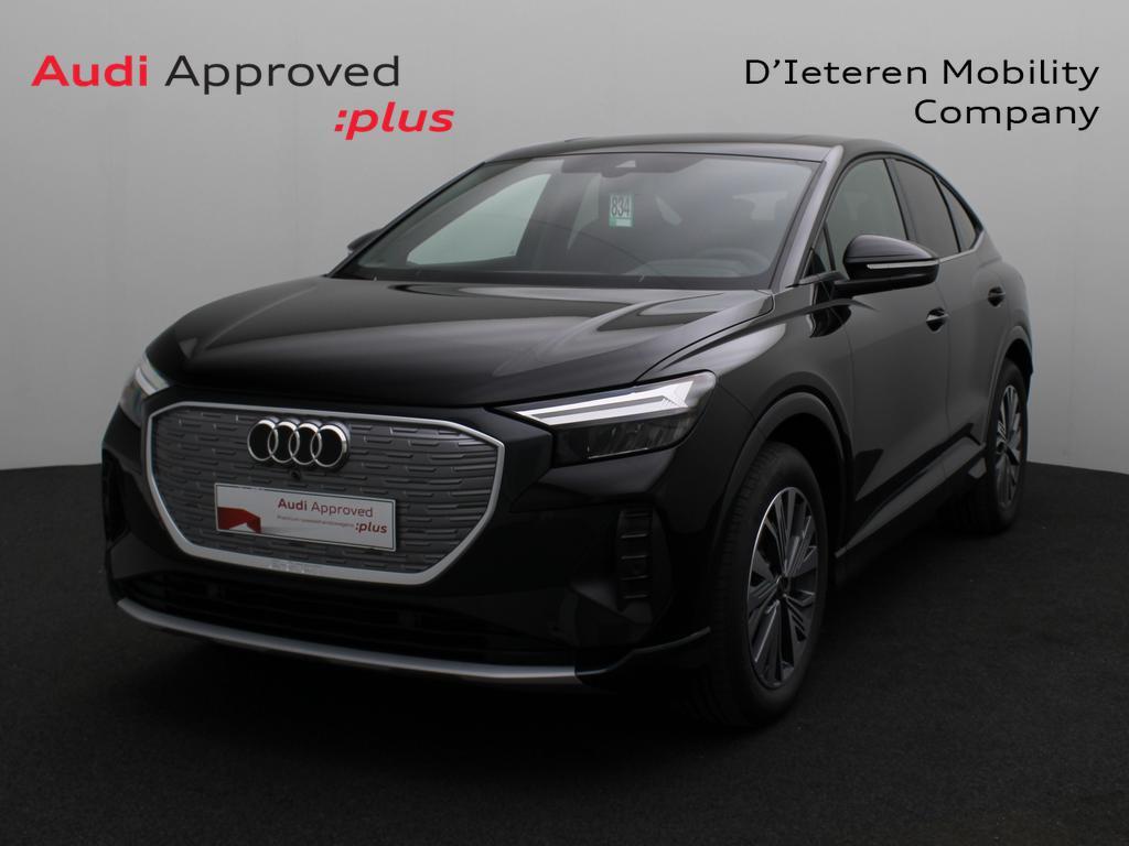 Audi Q4 Sportback e-tron Q4 Sportback e-Tron 82 kWh 45 Corpo, Auto's, Automaat, Overige modellen, Zwart, Elektrisch