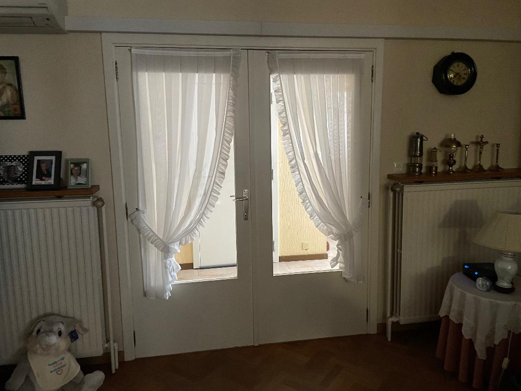 Dubbel deur met glas, Doe-het-zelf en Bouw, Ophalen, 120 cm of meer, Binnendeur, Zo goed als nieuw