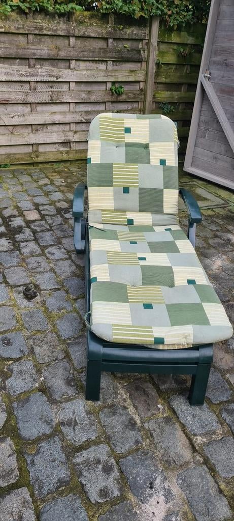 Brabantia ligstoel – inclusief comfortabel kussen, Tuin en Terras, Ligbedden, Kunststof, Ophalen