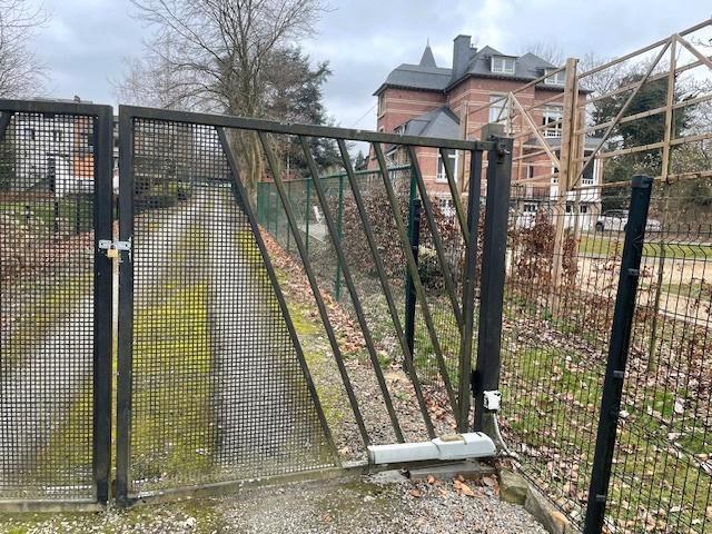 PORTAIL EN ACIER GALVANISE, Tuin en Terras, Overige Tuin en Terras, Gebruikt, Ophalen