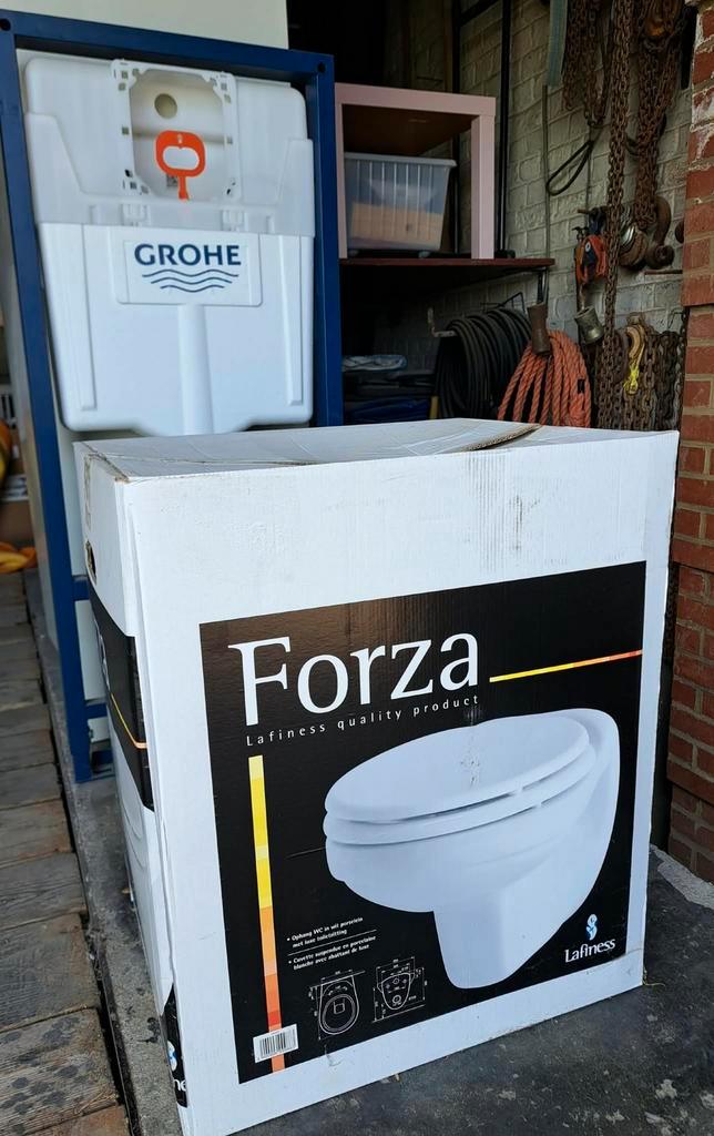 WC suspendu + support, Bricolage & Construction, Sanitaire, Neuf, Enlèvement