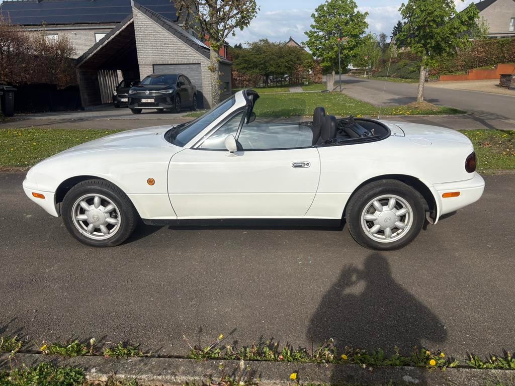 Masda mx5, Auto's, Mazda, Stof, Cabriolet, Wit, Handgeschakeld