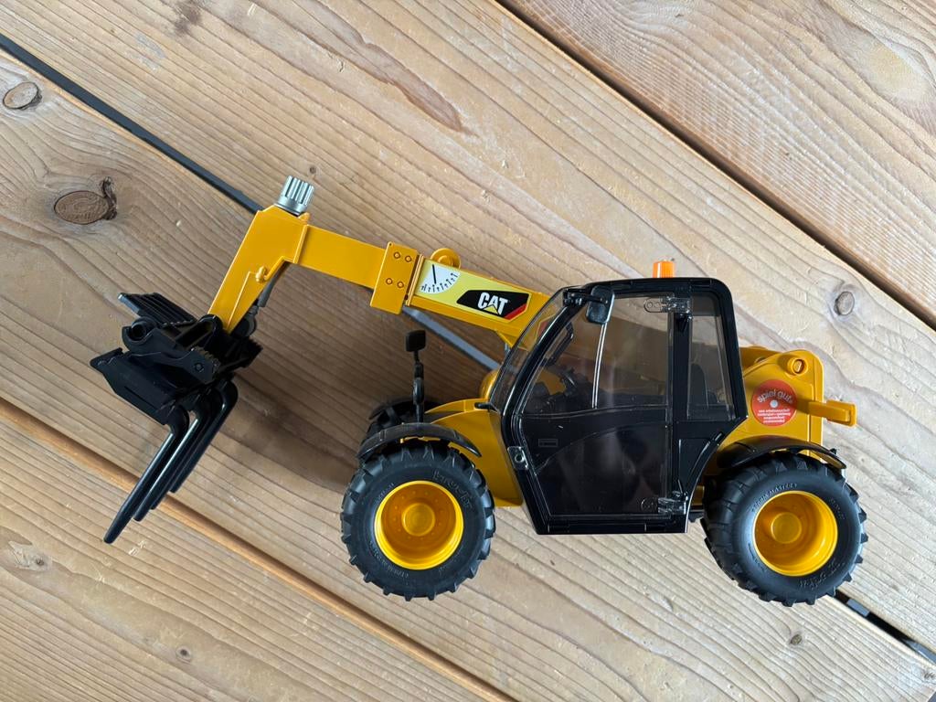Bruder verreiker CAT, Hobby & Loisirs créatifs, Voitures miniatures | 1:32, Enlèvement ou Envoi, Utilisé, Tracteur et Agriculture