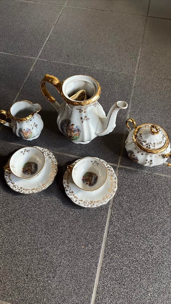 Koffieset bavaria, Ophalen