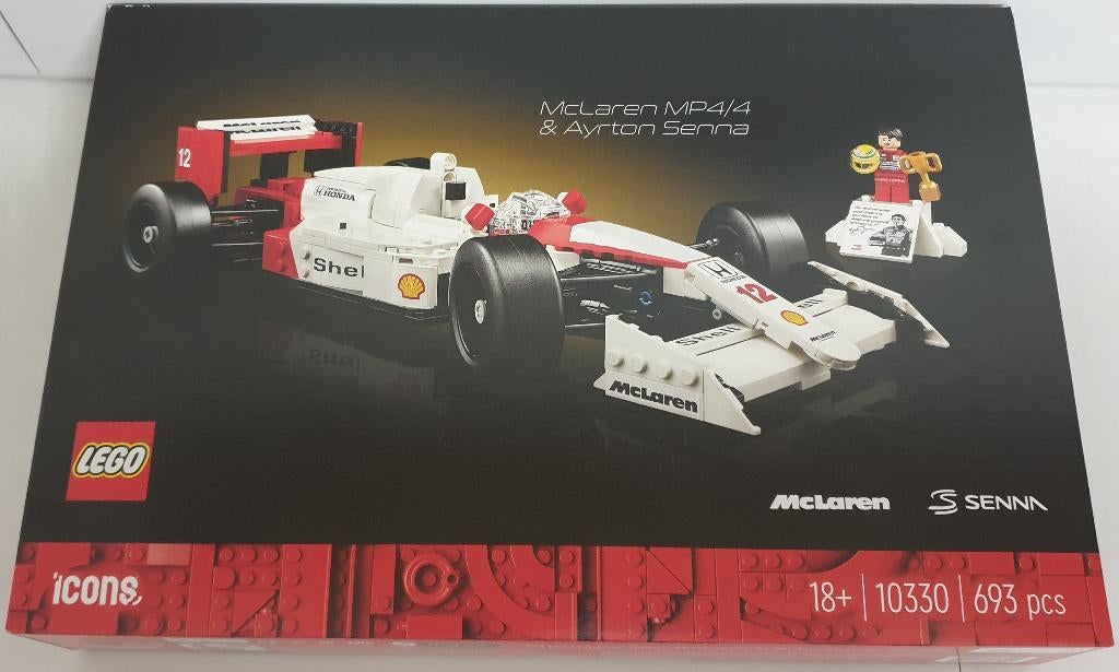 Lego 10330 McLaren MP4/4 et Ayrton Senna - Icons, Complet, Enlèvement ou Envoi, Lego, Ensemble complet