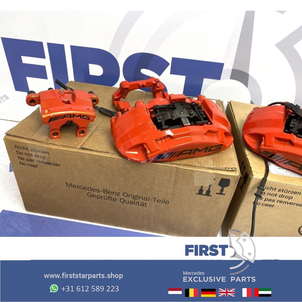 W205 AMG LINE REMKLAUWEN C43 AMG origineel Mercedes REMMEN S, Auto-onderdelen, Gebruikt, -, Ophalen of Verzenden, -