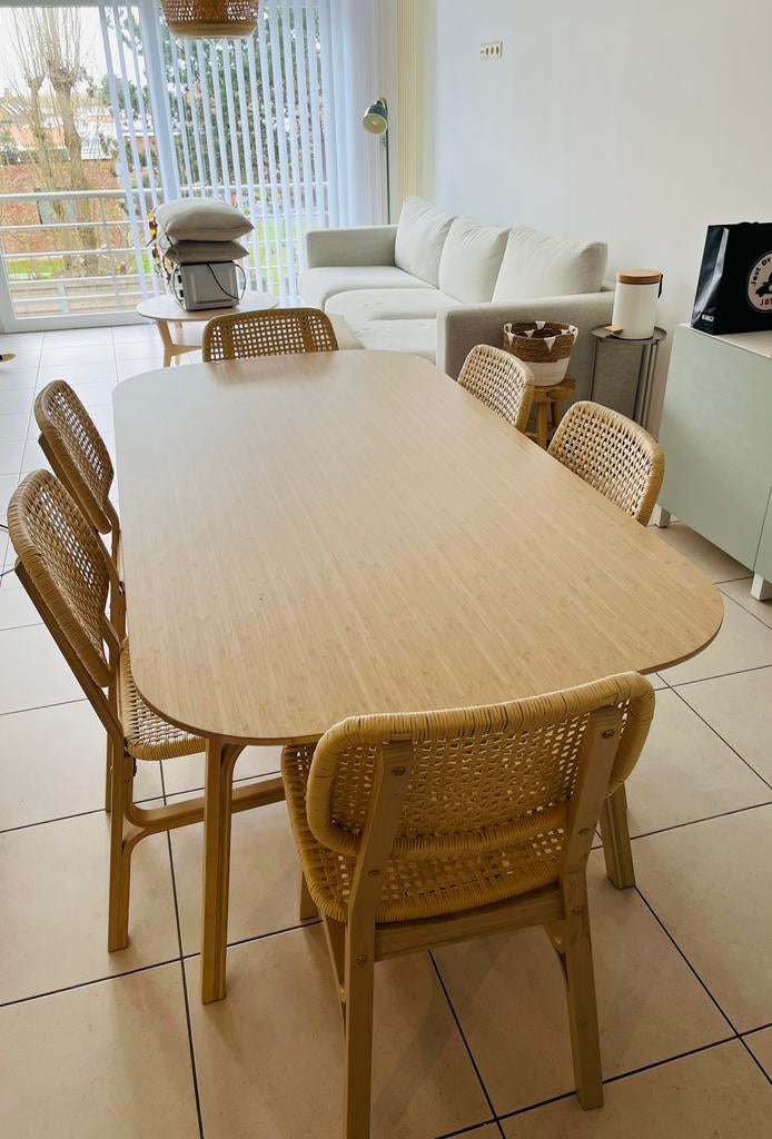 Table et 6 chaises, Huis en Inrichting, Complete eetkamers, Ophalen, Zo goed als nieuw