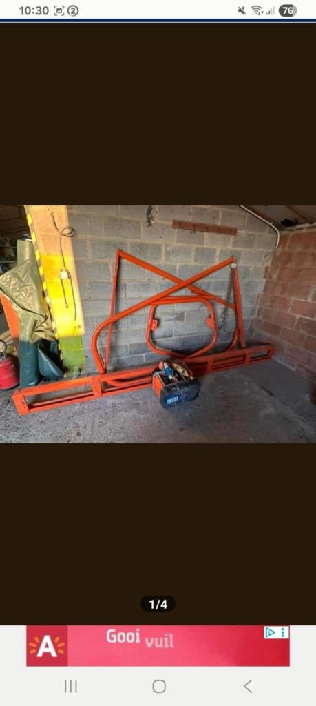 Monte charge, Bricolage & Construction, Enlèvement