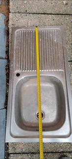 RVS Keukenspoelbak met afdruiprek – 80 cm, Enlèvement