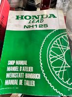 Manuel d'atelier Honda Lead 125 NH125, Motos, Enlèvement ou Envoi, Honda