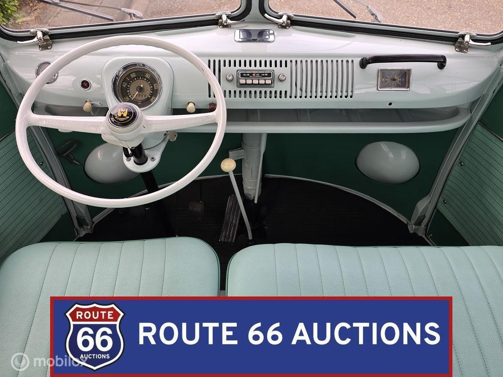 Volkswagen T1 Samba 21-Window | 1964 | Route 66 Auctions, Volkswagen, Zwart, Bedrijf, Handgeschakeld