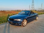 Bmw e46 cabrio 2.2 6cylinder, Auto's, BMW, Zwart, Cabriolet, Blauw, Handgeschakeld