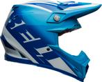 Casque BELL Moto-9S Flex - Rail Gloss Blue/White, Ophalen of Verzenden, L