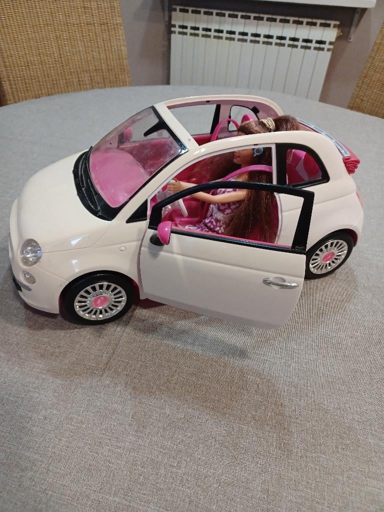 Barbie auto FIAT, Ophalen of Verzenden, Gebruikt, Barbie