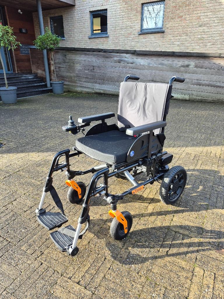 Elektrische rolstoel VERMEIREN Verso, Diversen, Rolstoelen, Ophalen, Inklapbaar, Zo goed als nieuw, Elektrische rolstoel