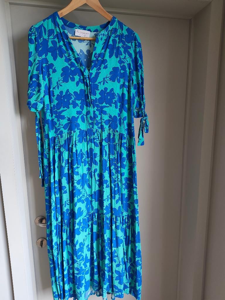 lange jurk maat 36 Ann Lemmens, Kleding | Dames, Jurken, Ophalen of Verzenden, Maat 36 (S), Gedragen, Onder de knie