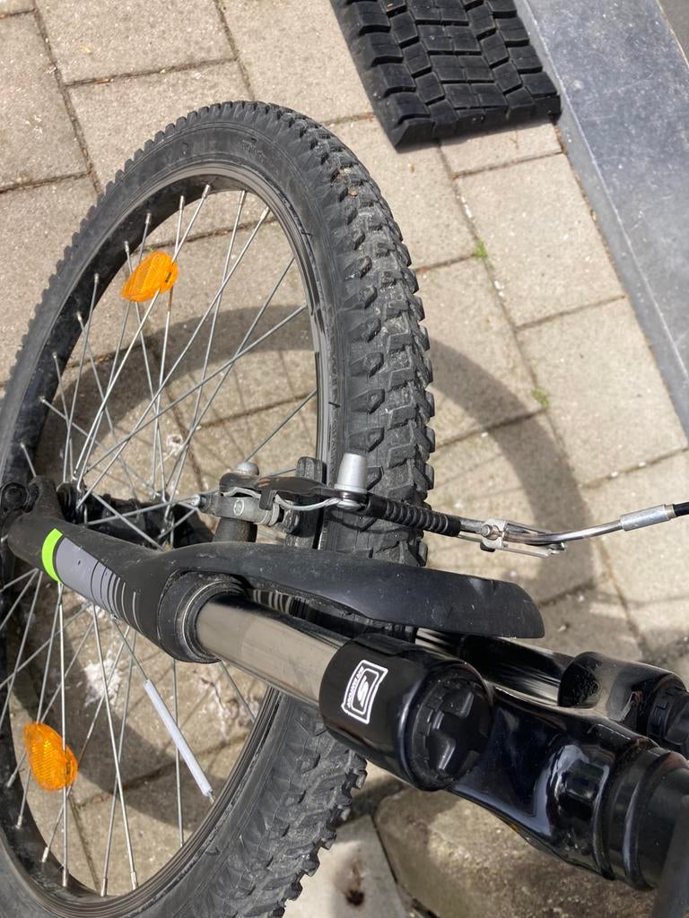 Fiets mountenbike 24 inch, Ophalen, Gebruikt, Staal, 24 inch of meer